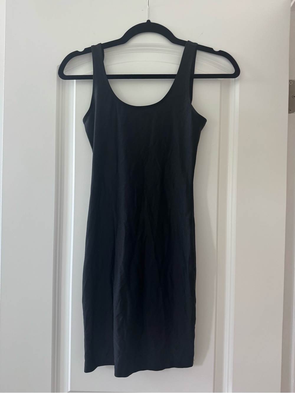 Classic Black Tank Mini Slip Dress - Sleek Everyday Style